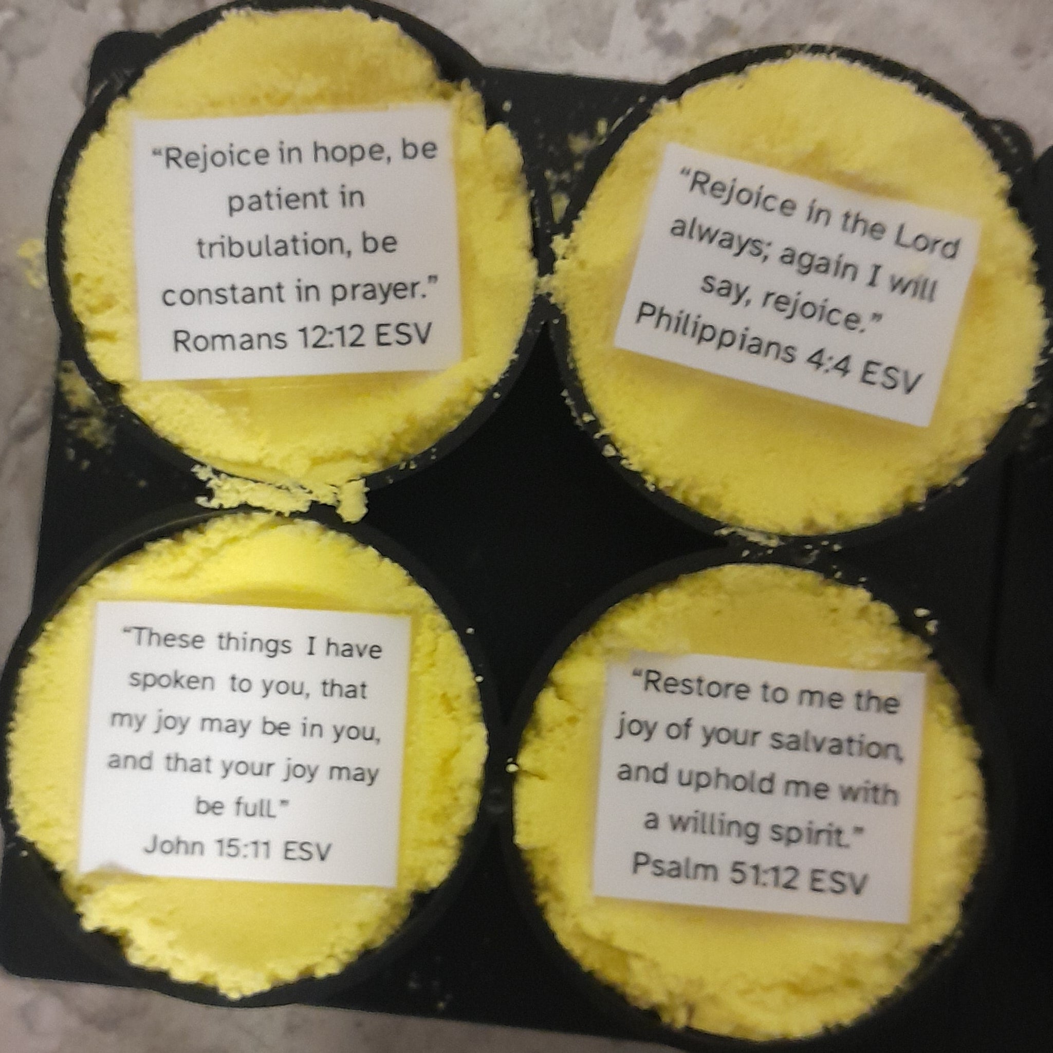 Joy Bath Bomb with Orange Citrus Essential Oil - 4 Pack