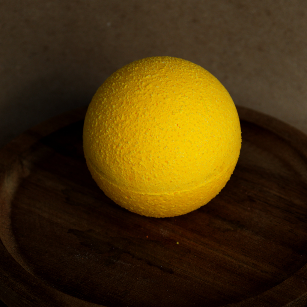 Citrus Bath Bomb with Organic Coconut Oil