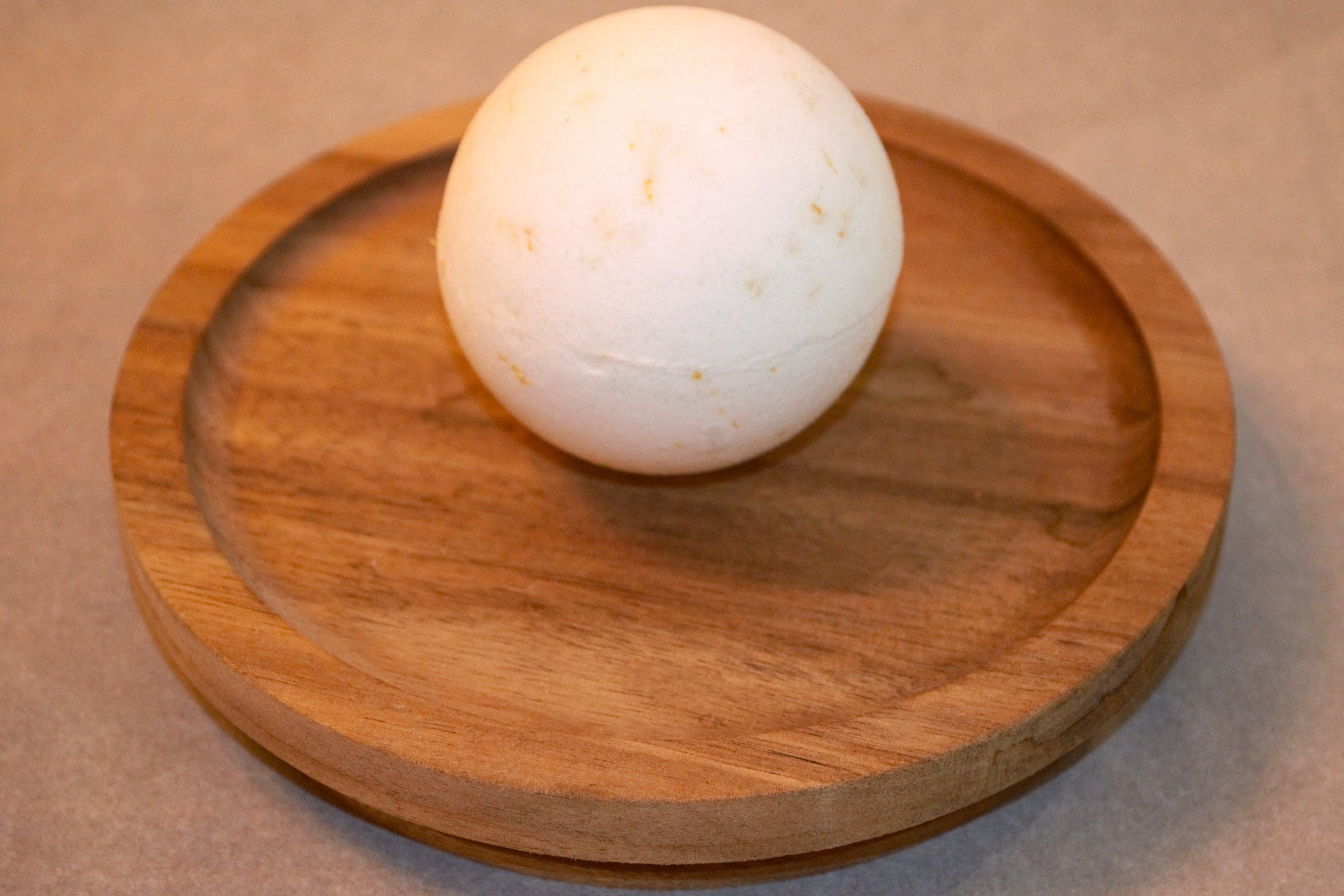 Orange Citrus & Lemon Zest Naked Bath Bomb - Dye Free