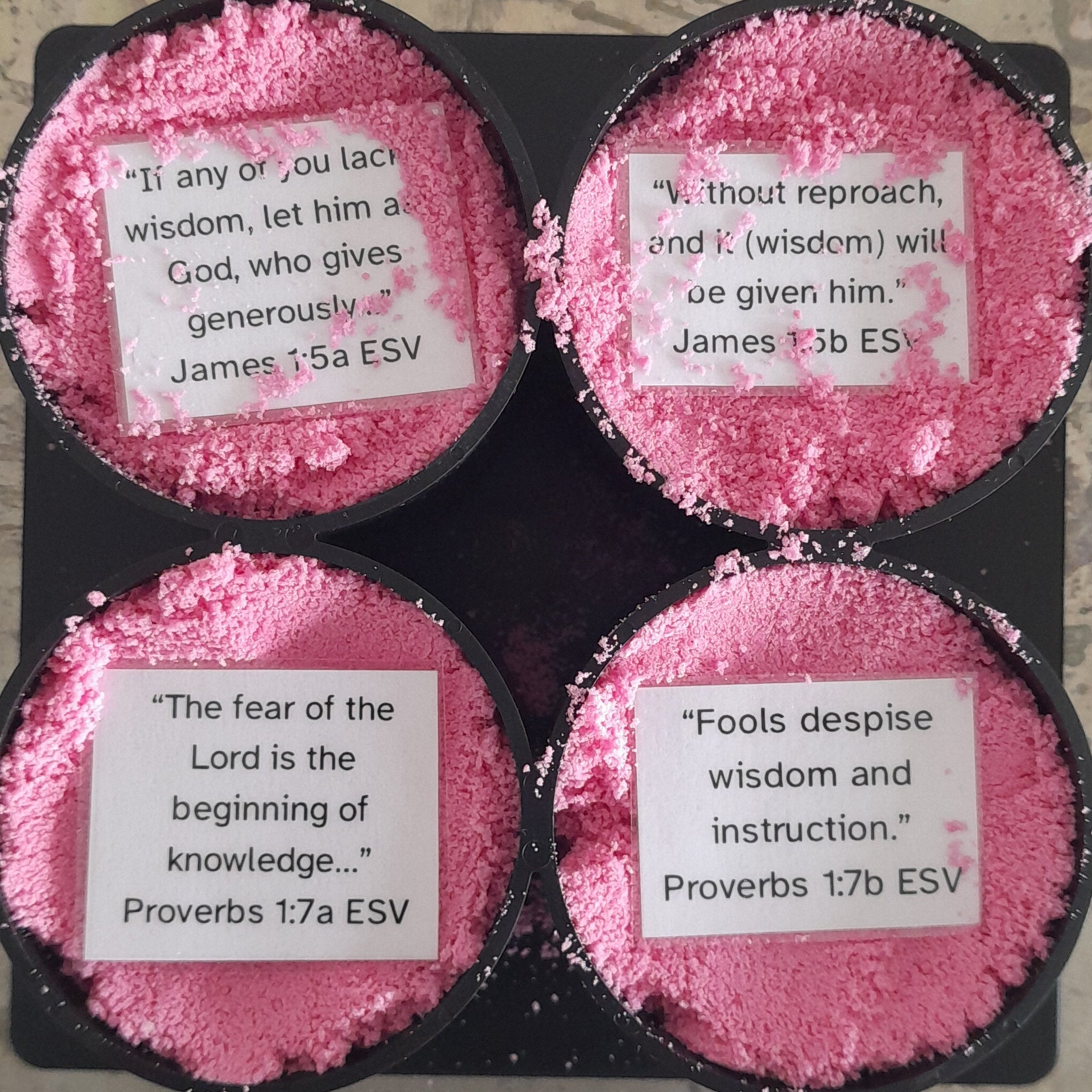 {Four Pack} Love Bath Bomb feat. Rose Essential Oil and Organic Coconut Oil