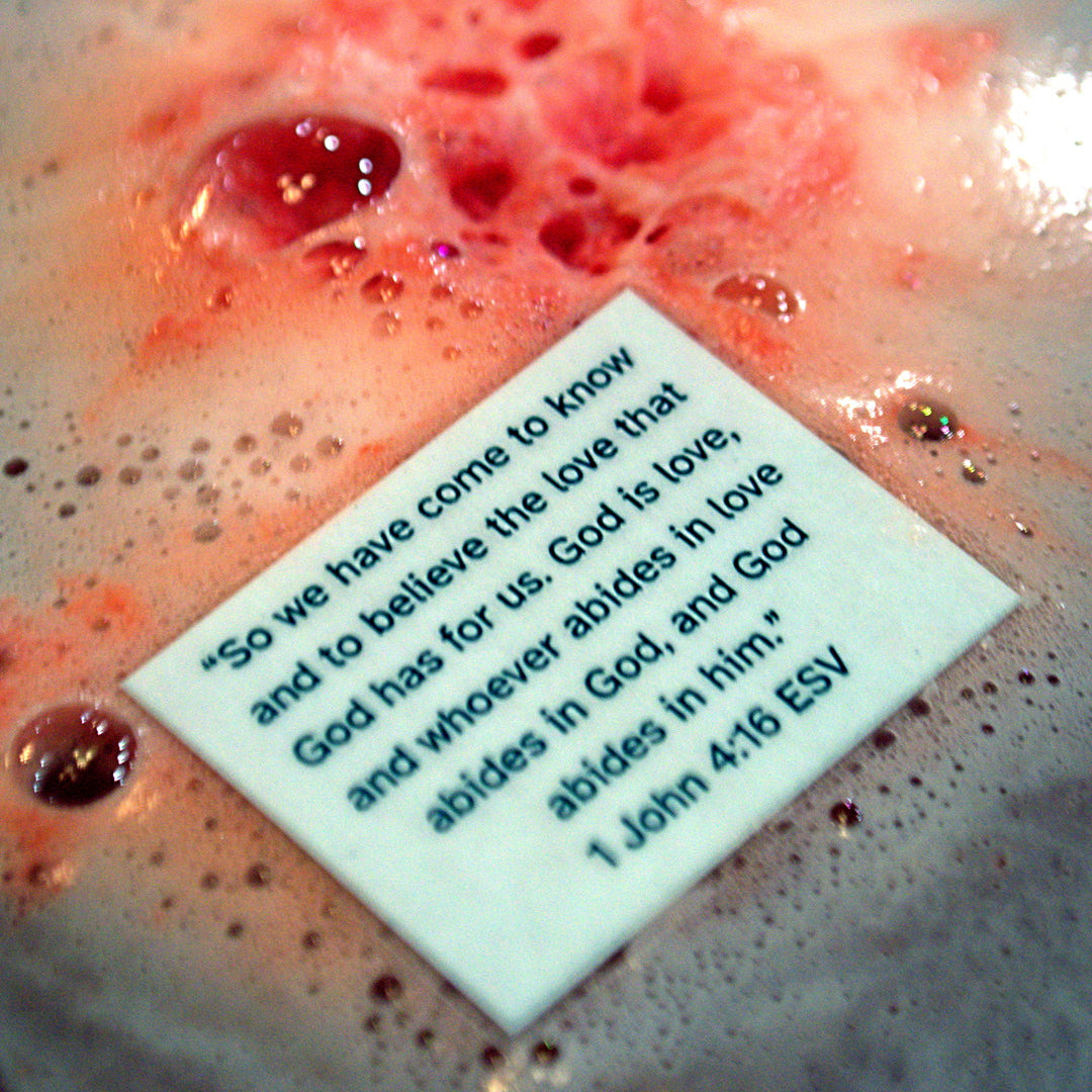 Love Bath Bomb with Rose Essential Oil
